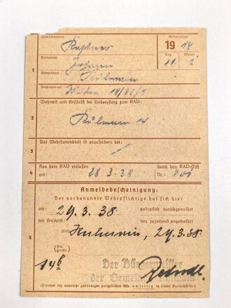 Heer , Wehrstammbuch eines Angehörigen zunächst Infanterie Ersatz Batl. 72 Karlsbad, danach etliche weitere Einheiten, zuletzt Panzer Grenadier Sturmbtl 2. Panzerarmee. Besetzung des Departemets Indre et Loire , Ende 1943 Bekämpfung der Bandenbewegung im