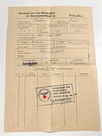 Luftwaffe, Wehrstammbuch eines Angehörigen zunächst Fliegerausbildungsregiment 23 Kaufbeuren, dann unter anderem Aufklärungsstaffel 4, Kampfgeschwader 51.