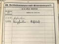 Luftwaffe, Wehrstammbuch eines Angehörigen zunächst Fliegerausbildungsregiment 23 Kaufbeuren, dann unter anderem Aufklärungsstaffel 4, Kampfgeschwader 51.