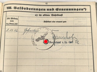 Heer, Wehrstammbuch eines Angehörigen zunächst Infanterie Ersatz Btl. 342, danach weitere Infanteristische Einheiten, zuletzt Grenadier Regiment 72. Rußlandfeldzug, Angriff zur Eroberung der Festung Sewastopol,