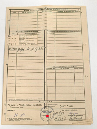 Heer, Wehrstammbuch eines Angehörigen zunächst Infanterie Ersatz Btl. 342, danach weitere Infanteristische Einheiten, zuletzt Grenadier Regiment 72. Rußlandfeldzug, Angriff zur Eroberung der Festung Sewastopol,