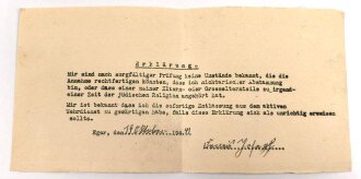 Heer, Wehrstammbuch eines Angehörigen der Artillerie Ersatz Abteilung 114 Eger, danach diverse weitere Artillerieabteilungen, am 20.7.44 entlassen. Eingetragenes Verwundetenabzeichen schwarz und silber, Rußlandfeldzug.