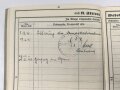 Heer, Wehrstammbuch eines Angehörigen  zunächst Infanterie Ersatz Btl 97 Eger, danach I.R. 163, entlassen am 14.12.42.