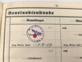 Heer, Wehrstammbuch eines Angehörigen im Infanterie Regiment 41 Amberg.