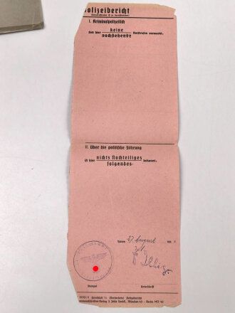 Heer, Wehrstammbuch eines Angehörigen zunächst Erg. Komp. Amberg, dann Infanterie Regiment 481 und 456, Landesschützen Batl.514.