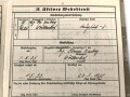 Heer, Wehrstammbuch eines Angehörigen zunächst Erg. Komp. Amberg, dann Infanterie Regiment 481 und 456, Landesschützen Batl.514.