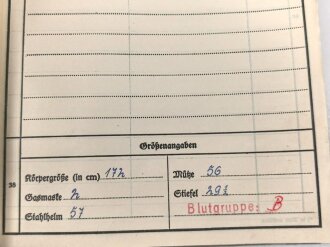 Heer, Wehrstammbuch eines Angehörigen zunächst Pionier Ersatz Btl. 46 Regensburg, danach verschiedene Grenadier und Pionier Einheiten.