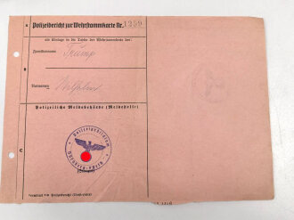 Heer, Wehrstammbuch eines Angehörigen zunächst Infanterie Ersatz Btl. 21 Fürth., danach weiter Infanterieeinheiten, Ab Oktober 1942 beim Wehrbezirkskommando Fürth.