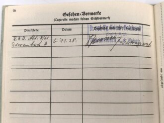 Heer, Wehrstammbuch eines Angehörigen zunächst Infanterie Ersatz Btl. 21 Fürth., danach weiter Infanterieeinheiten, Ab Oktober 1942 beim Wehrbezirkskommando Fürth.