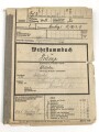 Heer, Wehrstammbuch eines Angehörigen zunächst Infanterie Ersatz Btl. 21 Fürth., danach weiter Infanterieeinheiten, Ab Oktober 1942 beim Wehrbezirkskommando Fürth.