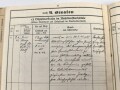 Heer, Wehrstammbuch eines Angehörigen zunächst Infanterie Ersatz Btl. 21 Fürth., danach weiter Infanterieeinheiten, Ab Oktober 1942 beim Wehrbezirkskommando Fürth.