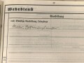 Heer, Wehrstammbuch eines Angehörigen zunächst Infanterie Ersatz Btl. 21 Fürth., danach weiter Infanterieeinheiten, Ab Oktober 1942 beim Wehrbezirkskommando Fürth.