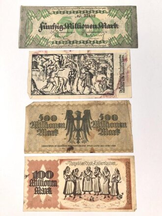 Kaiserslautern, 4 Notgeldscheine