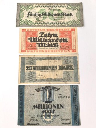 Kaiserslautern, 4 Notgeldscheine