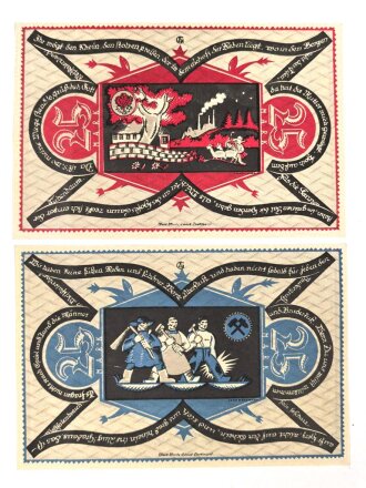 Dortmund, 2 Notgeldscheine