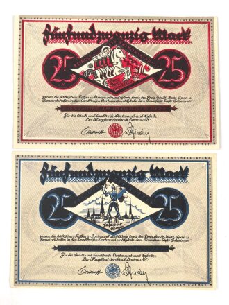Dortmund, 2 Notgeldscheine