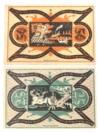 Dortmund, 2 Notgeldscheine