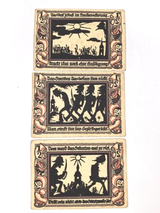 Stadt Glauchau, 5 Notgeldscheine