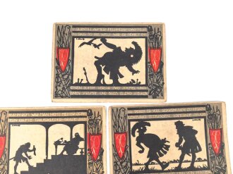 Detmold,  9 Notgeldscheine