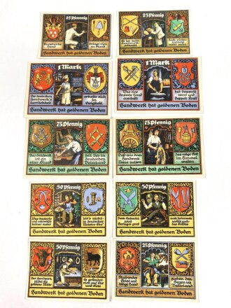 Stolzenau,  10 Notgeldscheine