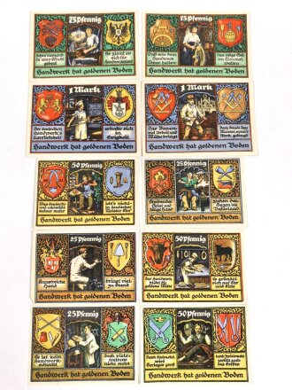 Stolzenau,  10 Notgeldscheine