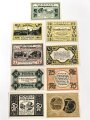 Stolzenau,  9 Notgeldscheine