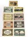 Stolzenau,  9 Notgeldscheine