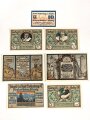 Rothenburg ob der Tauber,  7 Notgeldscheine