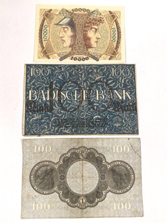 Mannheim,  3 Notgeldscheine