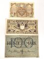 Mannheim,  3 Notgeldscheine