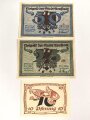 Arnstadt,  3 Notgeldscheine