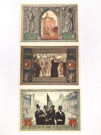 Finsterwalde,  3 Notgeldscheine