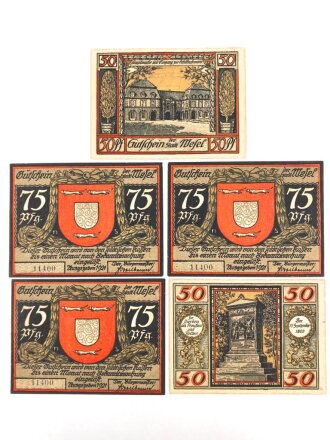 Mesel, 5 Notgeldscheine