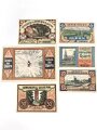 Quern,  6 Notgeldscheine