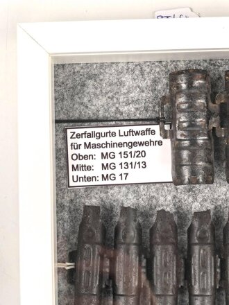 Luftwaffe , Sammlung Zerfallgurte MG 151/20, MG131/13 und...