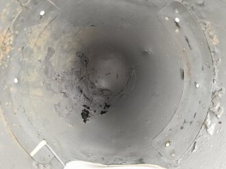 Luftwaffe , Abdeckhaube für eine Propellernabe. laut Angaben des Vorbesitzers Bf108. Gesamthöhe 30cm, Maximale Breite 31,5cm. Überlackiertes Stück