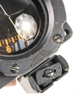 Luftwaffe, Führerkompass FK 38, Fl 23233, Hersteller Ludolph, Funktion nicht geprüft, Fertigung ab 1944 für He 162 und He 219. Funktion nicht geprüft