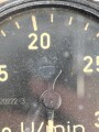 Luftwaffe, Nah-Drehzahlmesser Fl 20222-3, Funktion nicht geprüft.Eingebaut in: z.B. Messerschmitt Bf 109, Focke-Wulf FW 19