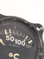 Luftwaffe, elektrischer Temperaturanzeiger Fl 20342, verbaut in Bf 109 und FW 190. Funktion nicht geprüft