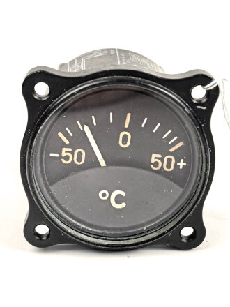 Luftwaffe, elektrischer Temperaturanzeiger für Außenlufttemperatur Fl 20349. Funktion nicht geprüft