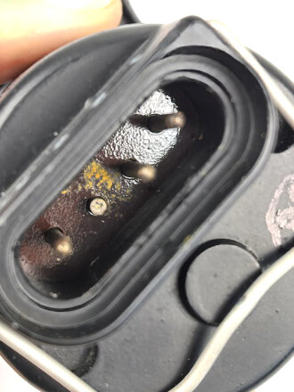 Luftwaffe, elektrischer Temperaturanzeiger für Außenlufttemperatur Fl 20349. Funktion nicht geprüft