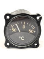 Luftwaffe, elektrischer Temperaturanzeiger für Außenlufttemperatur Fl 20349. Funktion nicht geprüft