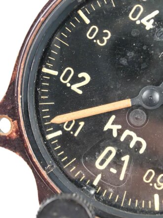 Luftwaffe Fein- Grob Höhenmesser Fl 22320, Funktion nicht geprüft