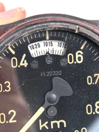 Luftwaffe Fein- Grob Höhenmesser Fl 22320, Funktion nicht geprüft