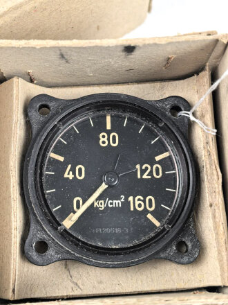 Luftwaffe Einfach Druckmesser Fl 20516-3. Funktion nicht...