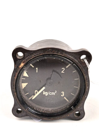 Luftwaffe,  Fl 20504-3 Druckmesser Triebwerksüberwachung Bf109,  Funktion nicht geprüft