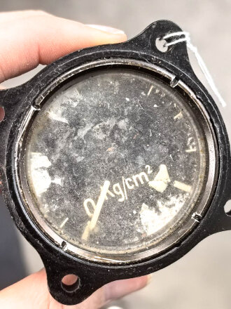 Luftwaffe,  Fl 20504-1 Druckmesser  Fw190 für MW50 Anlage,  Funktion nicht geprüft