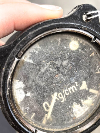 Luftwaffe,  Fl 20504-1 Druckmesser  Fw190 für MW50 Anlage,  Funktion nicht geprüft