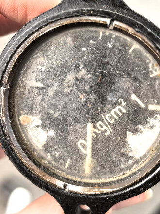 Luftwaffe,  Fl 20504-1 Druckmesser  Fw190 für MW50 Anlage,  Funktion nicht geprüft