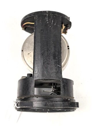 Luftwaffe, elektrischer Wendezeiger Fl 22412, Gehäuseabdeckung fehlt Libelle und Zeiger ergänzt, Ebenso das Glas und die Verschraubung dessen, Funktion nicht geprüft